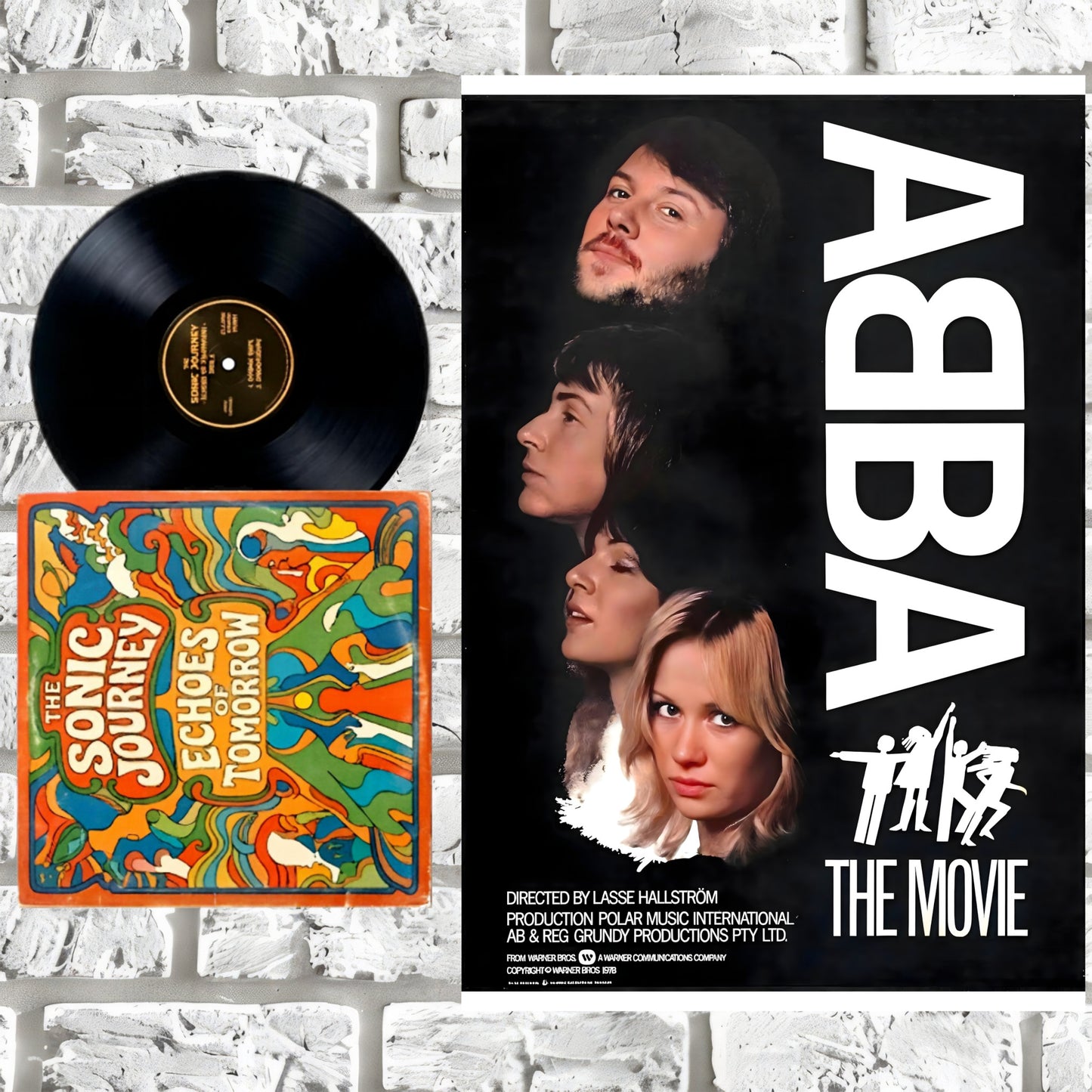 ABBA The Movie 1978 Vintage Music Poster - 16x24 Premium Print