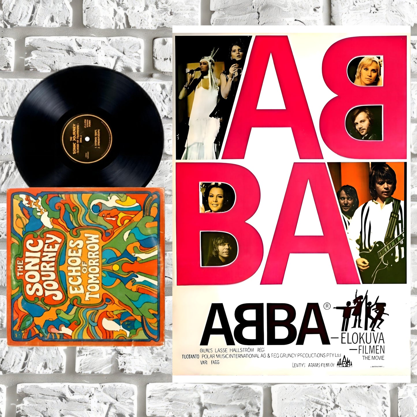ABBA The Movie Vintage Scandinavian Release Poster - 16x24 Premium Print