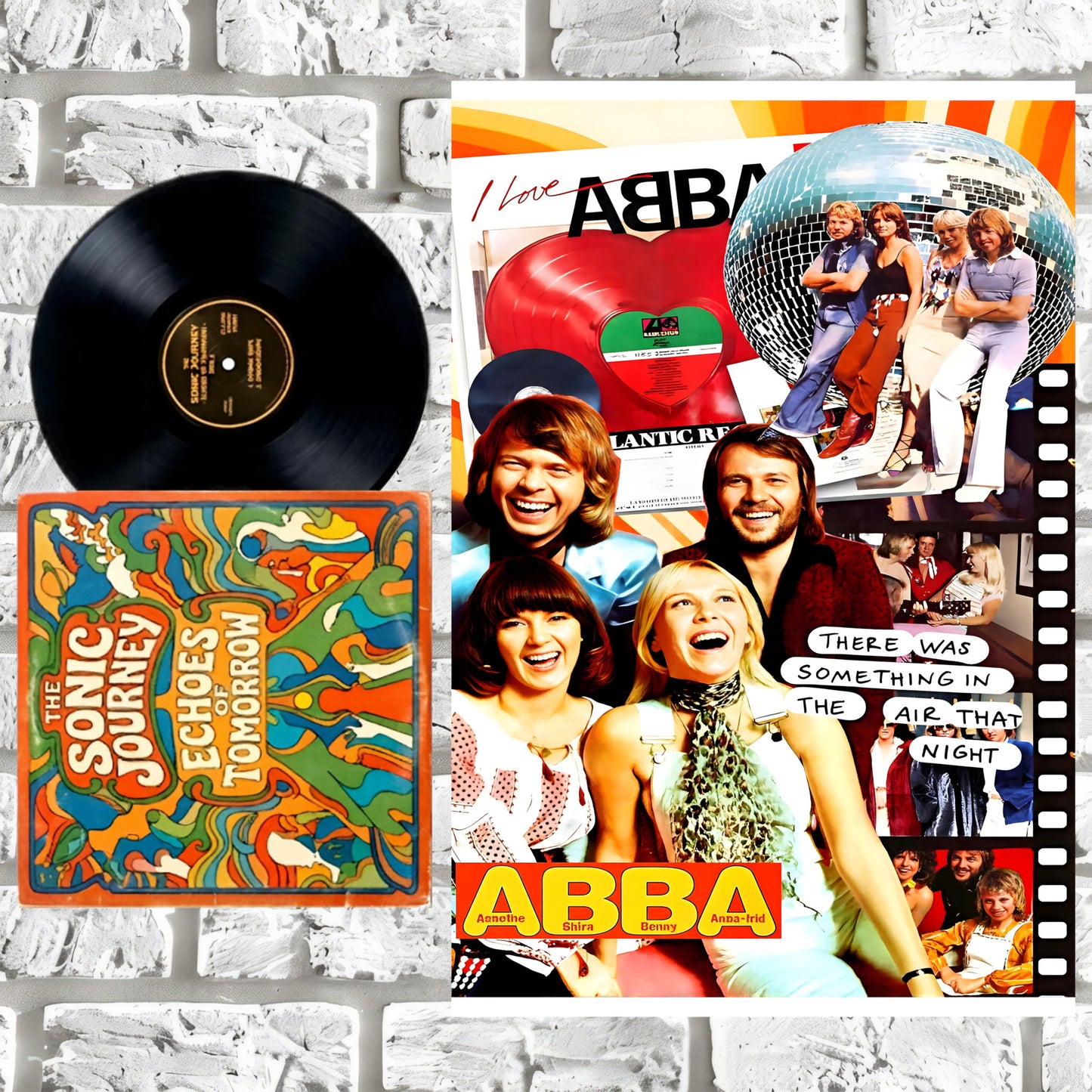 ABBA Fernando 1976 Vintage Single Promo Poster - 16x24 Premium Print