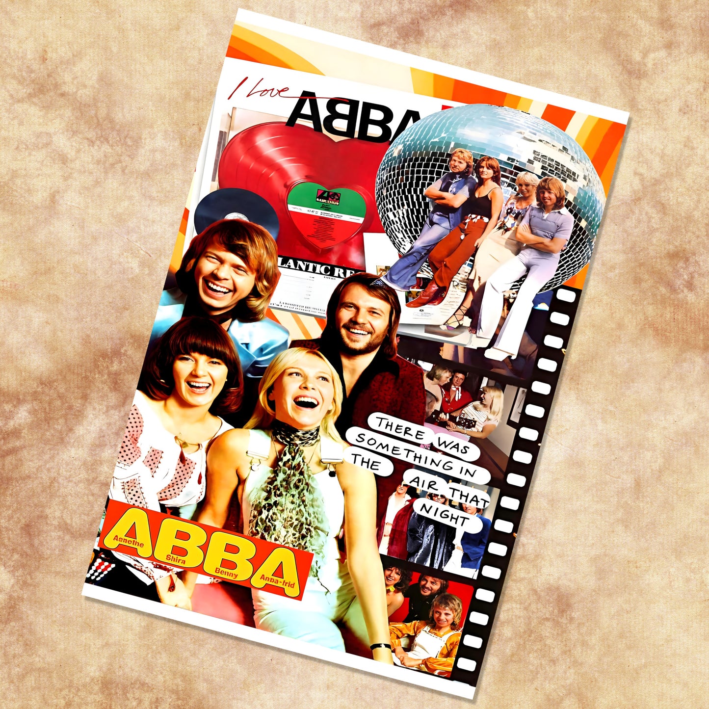 ABBA Fernando 1976 Vintage Single Promo Poster - 16x24 Premium Print