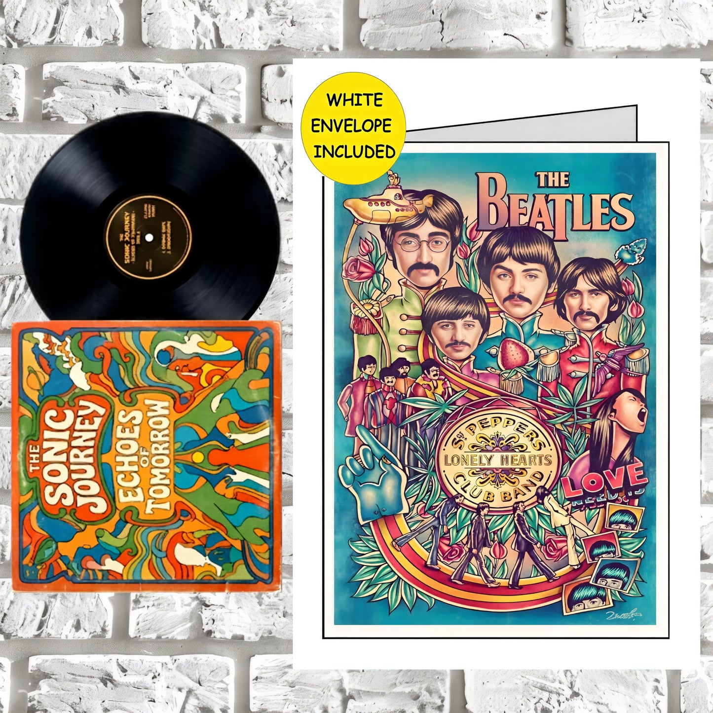The Beatles Sgt Pepper Legacy Collage Poster - 16x24 Print