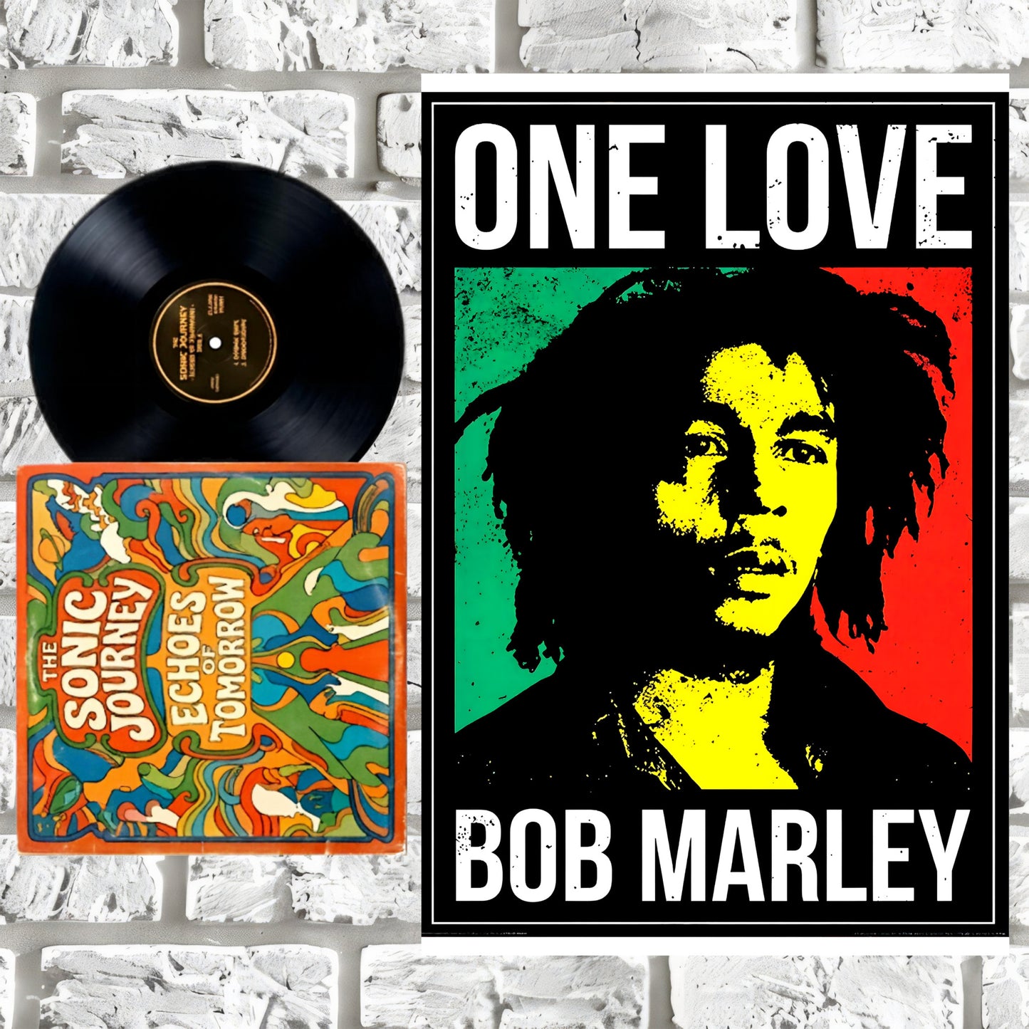 Bob Marley One Love Vintage Roots Reggae Cultural Portrait Poster