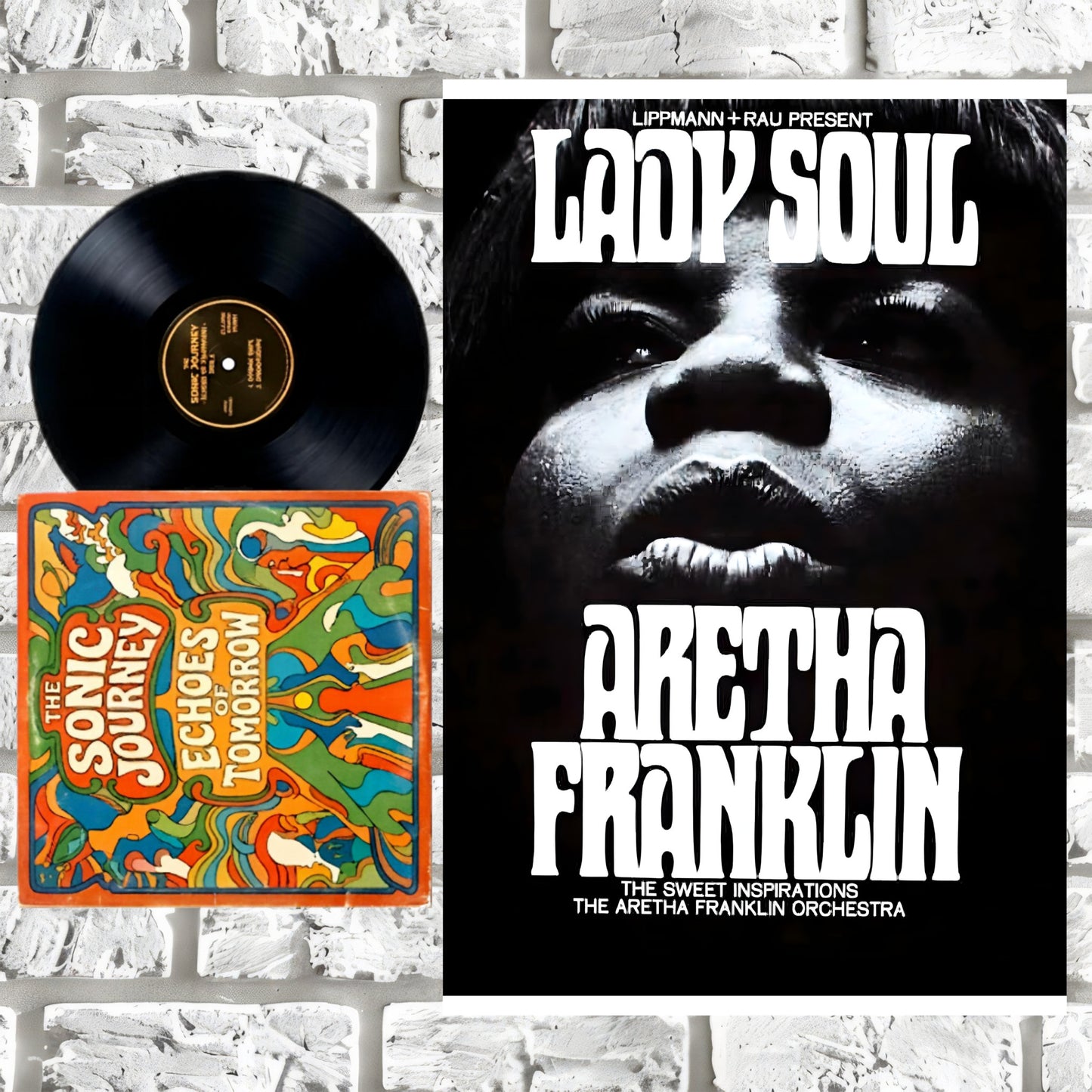 Aretha Franklin "Lady Soul" Vintage Tour Concert Poster Print – 16x24