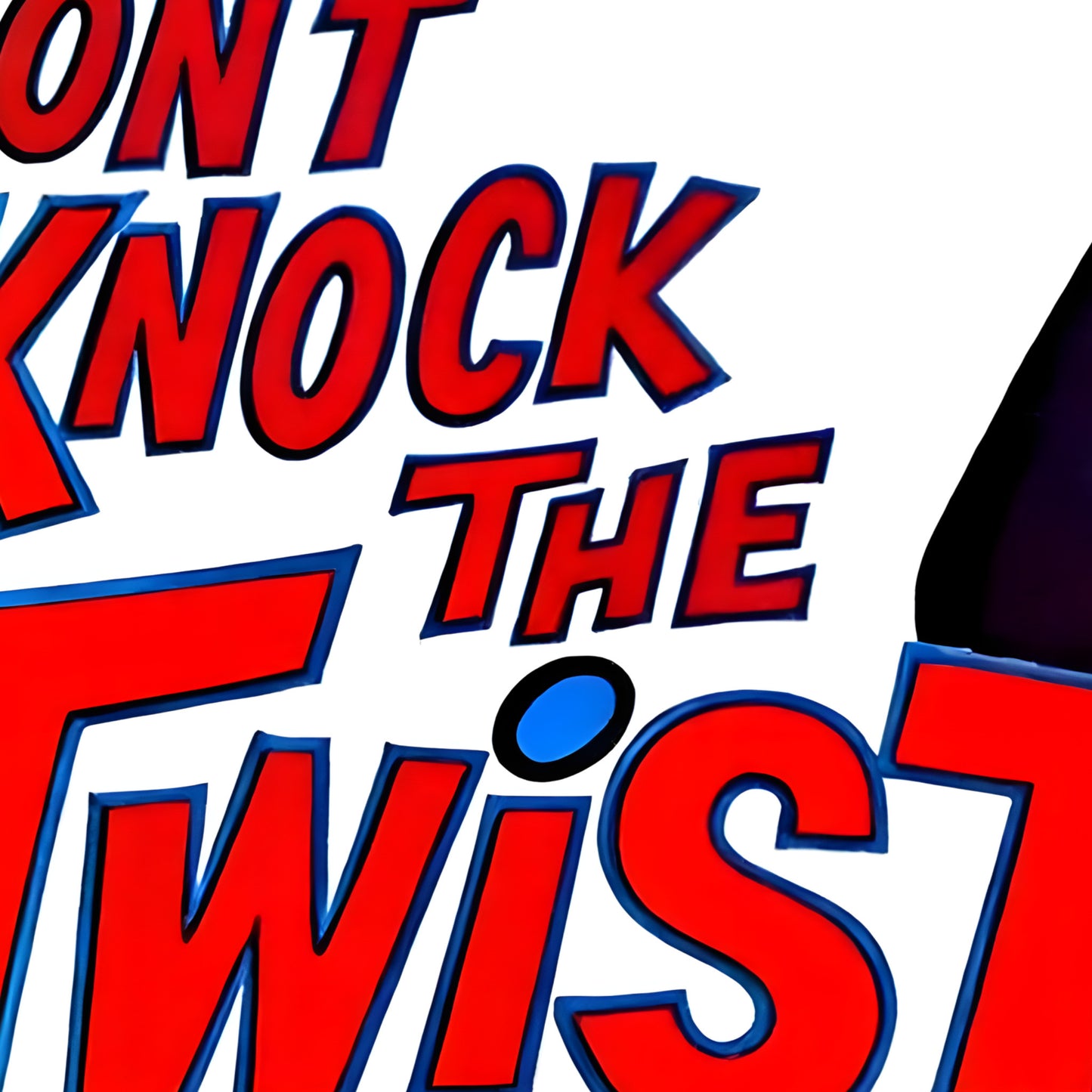 Chubby Checker "Don't Knock The Twist" Vintage Movie Poster Print – 16x24