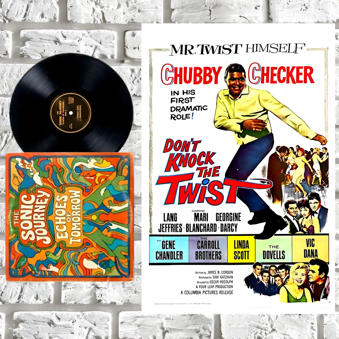 Chubby Checker "Don't Knock The Twist" Vintage Movie Poster Print – 16x24
