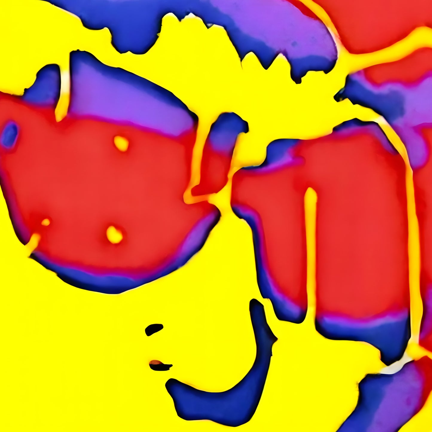 Bob Dylan Pop Art Psychedelic Typography Vintage Music Poster