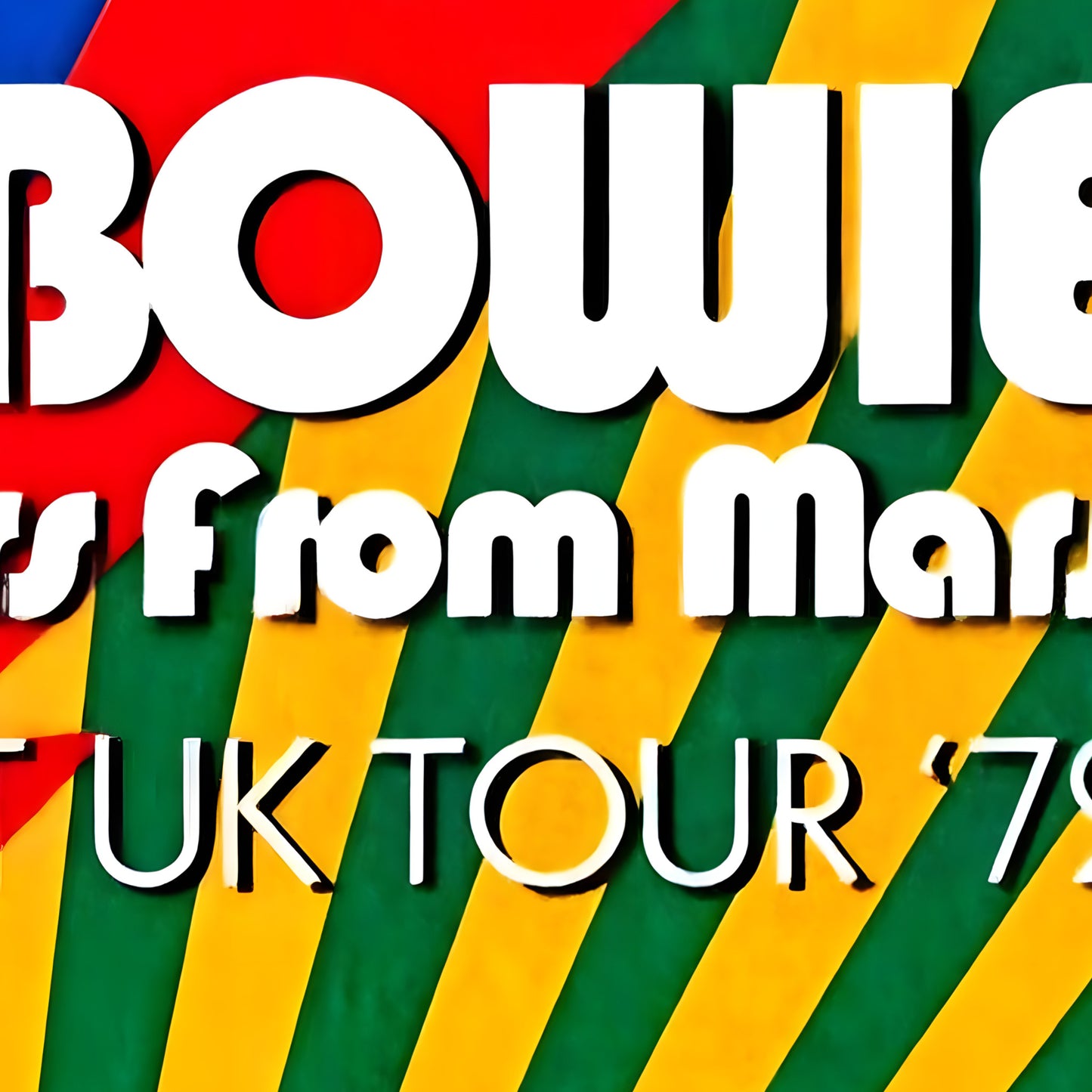 David Bowie Rainbow Theatre London 1972 Ziggy Stardust Vintage Concert Poster