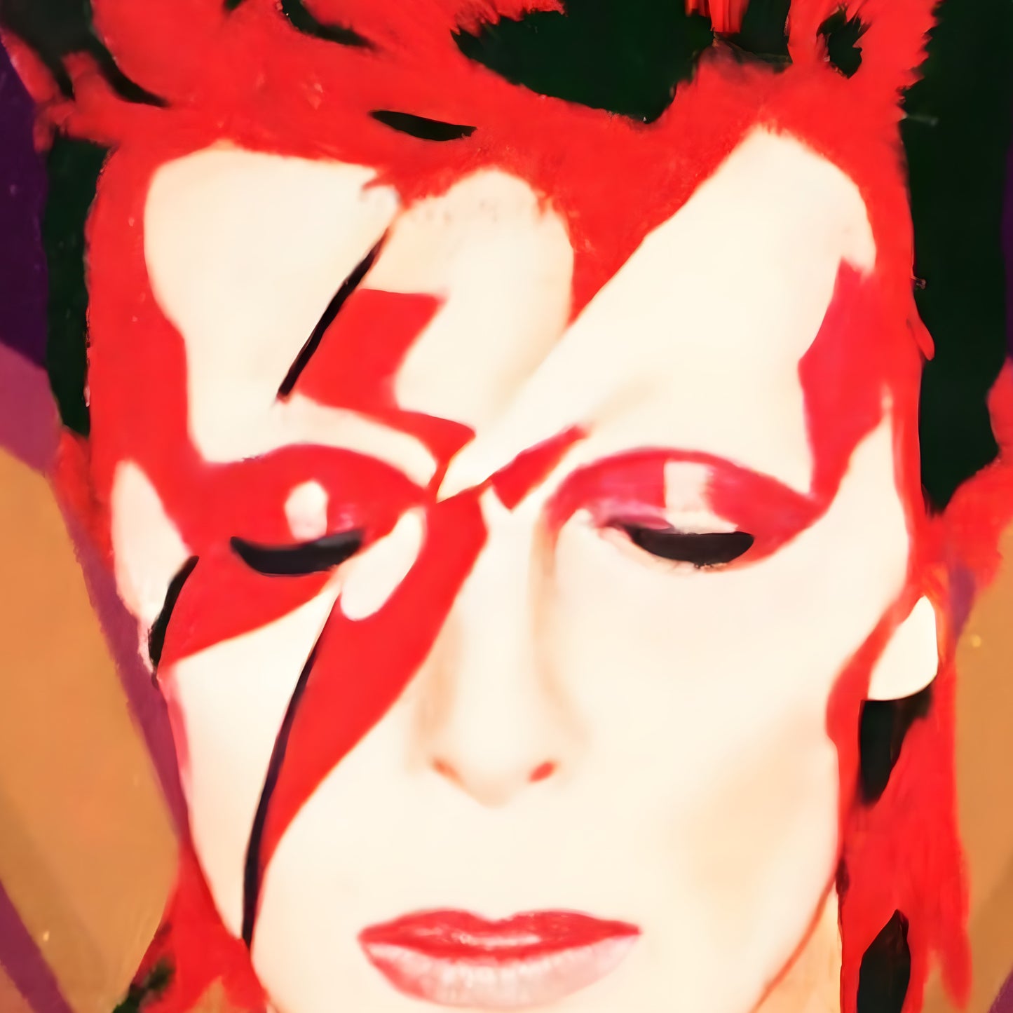 David Bowie Santa Monica 1972 Live Concert Vintage Space Poster