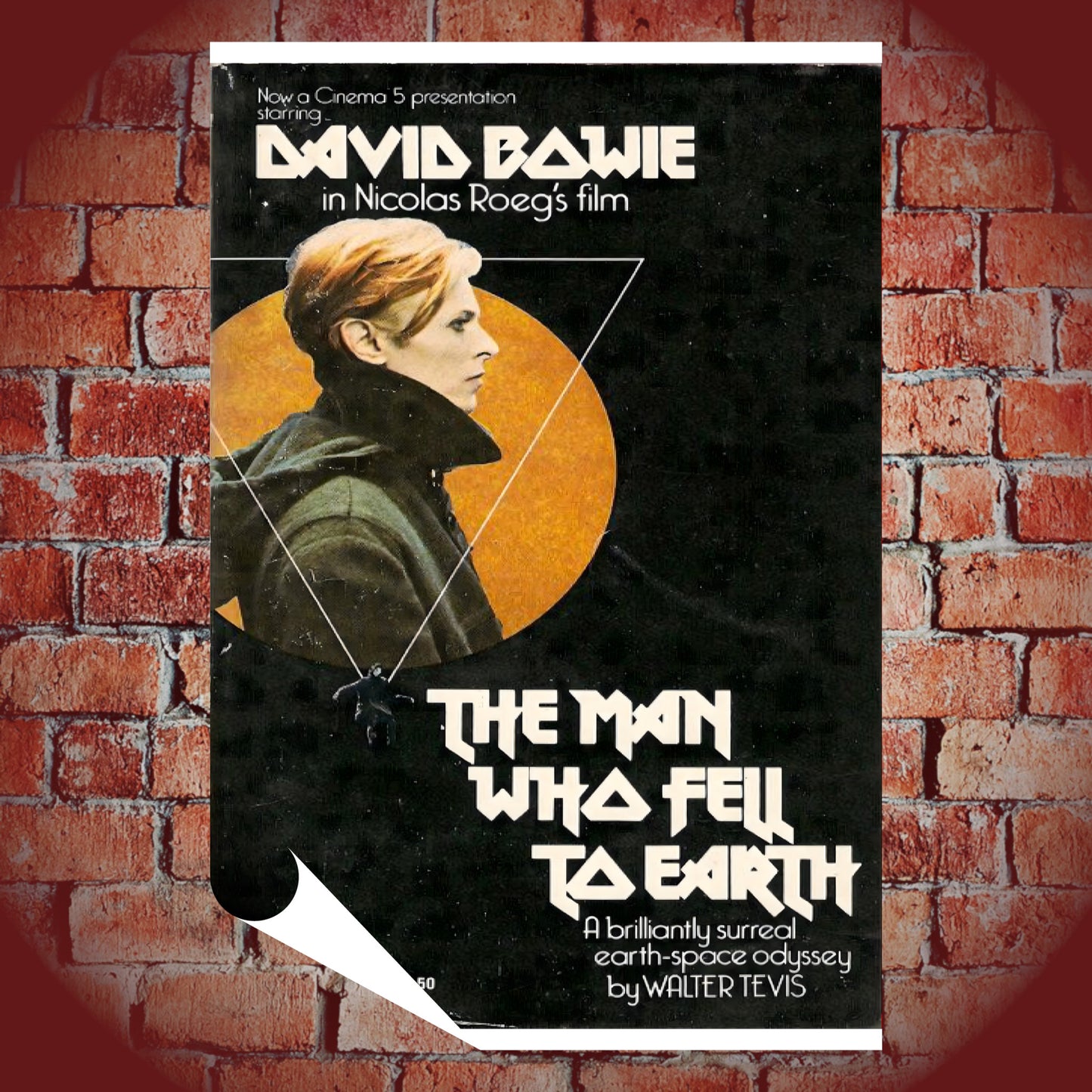 David Bowie The Man Who Fell To Earth 1976 Sci-Fi Movie Vintage Poster