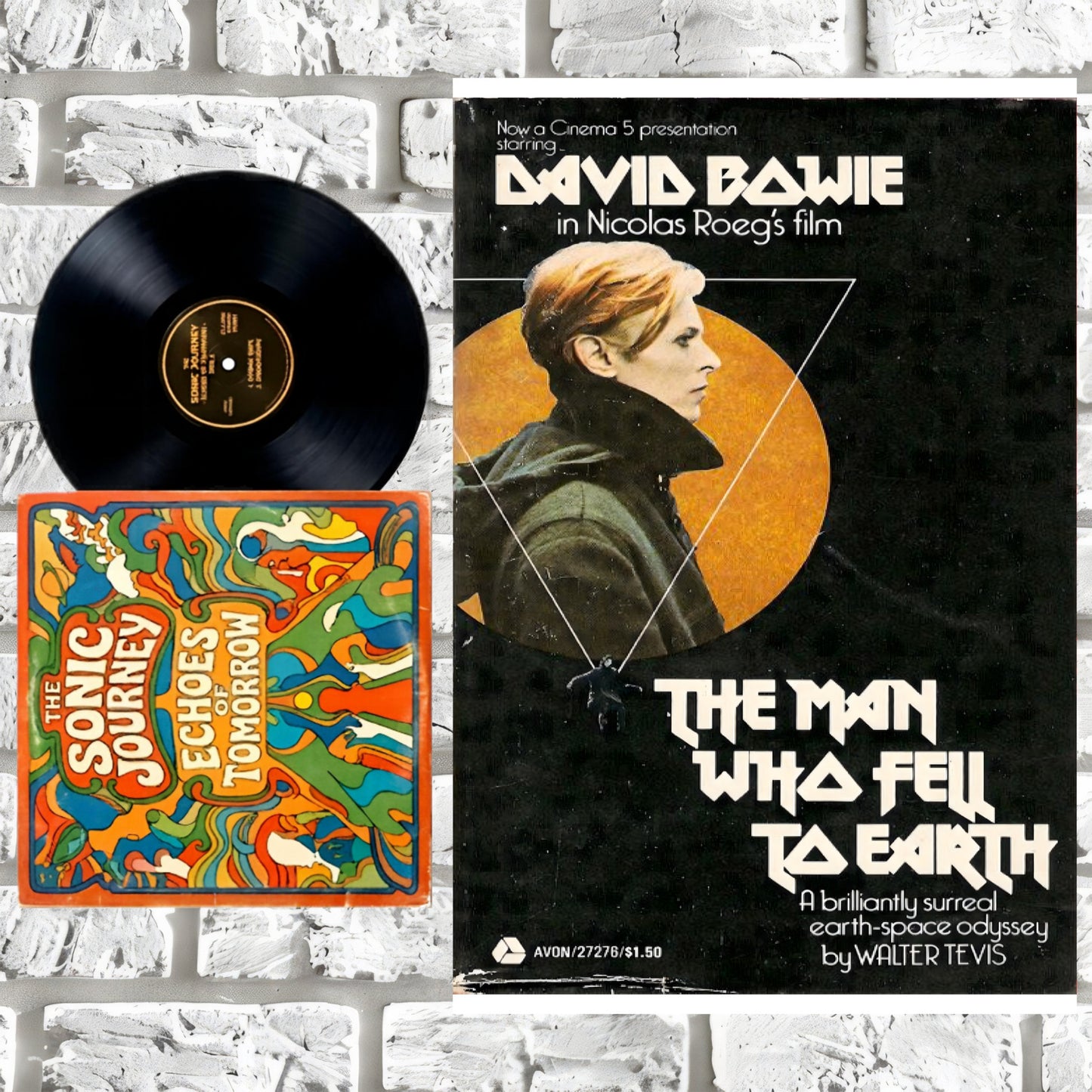 David Bowie The Man Who Fell To Earth 1976 Sci-Fi Movie Vintage Poster