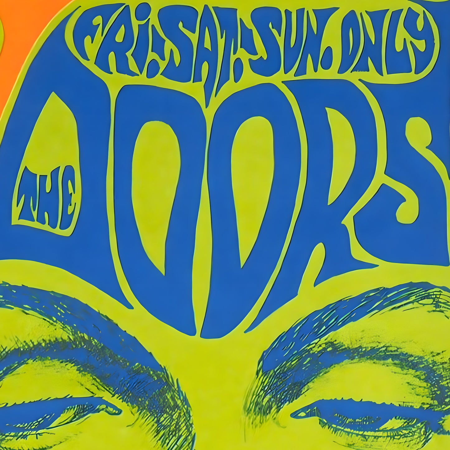 The Doors & The Yardbirds Fillmore 1967 Bonnie MacLean BG-75 Vintage Concert Poster
