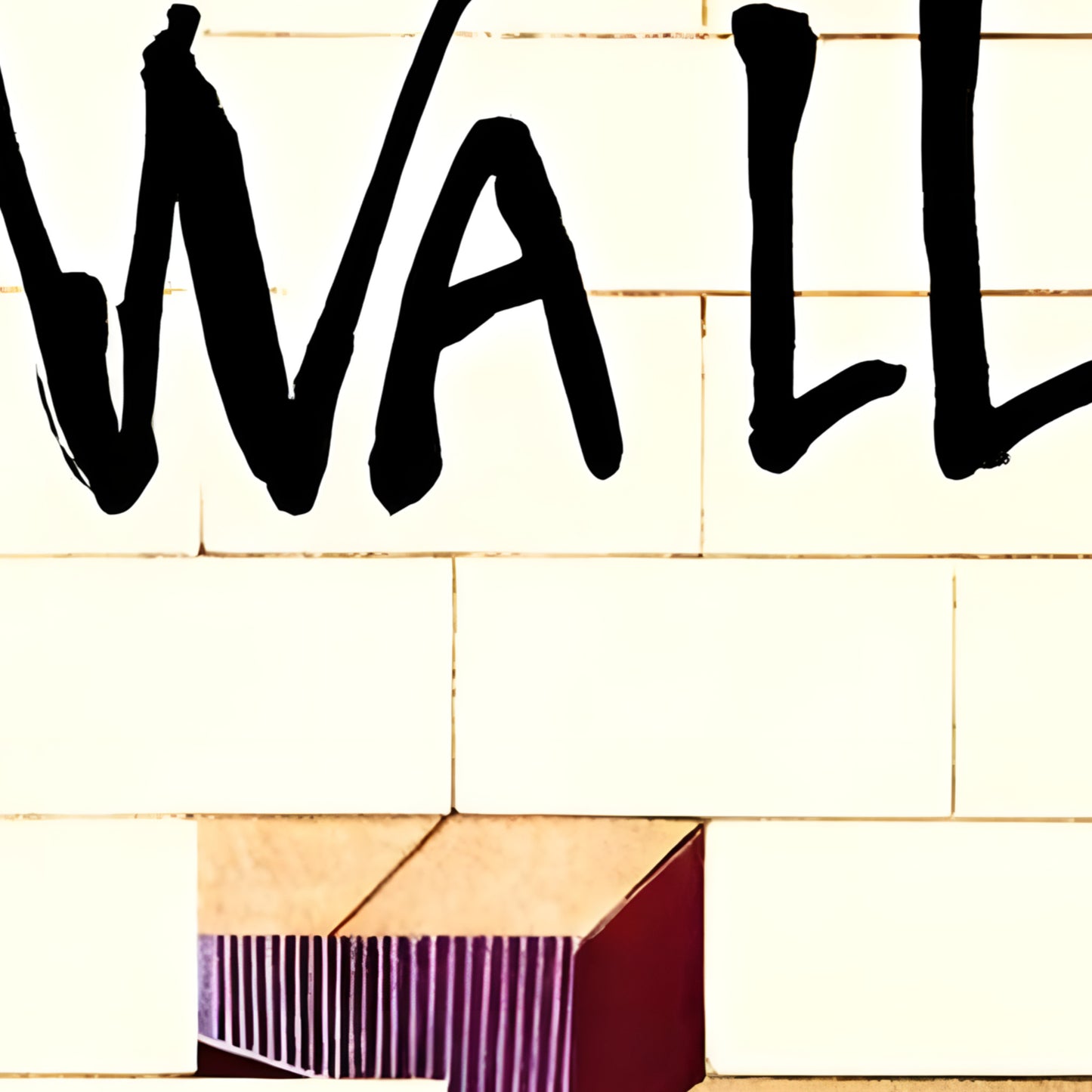 Pink Floyd The Wall Stadium Searchlights Vintage Concept Art Poster