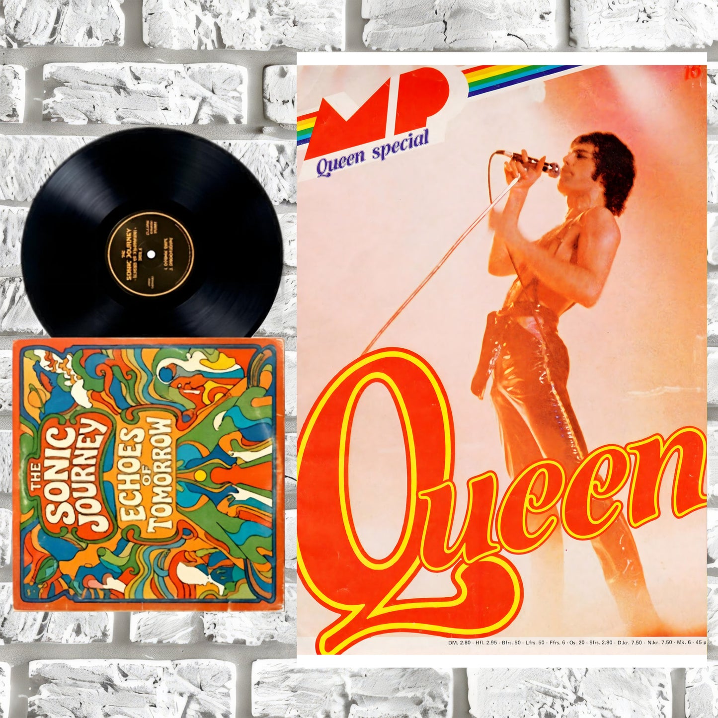 Queen Freddie Mercury European Special Vintage Music Poster