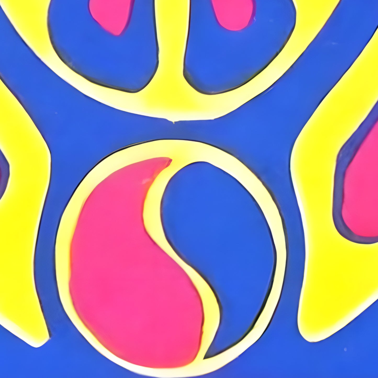 Rolling Stones Ruby Tuesday Psychedelic 1967 Vintage Art Poster