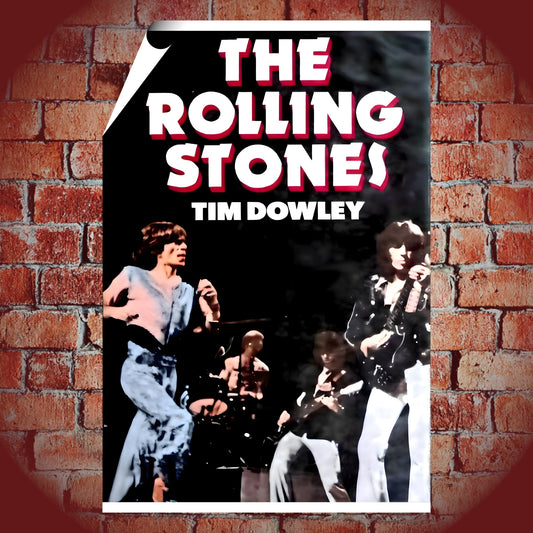 Rolling Stones 1970s Live Stage Performance Vintage Rock Poster