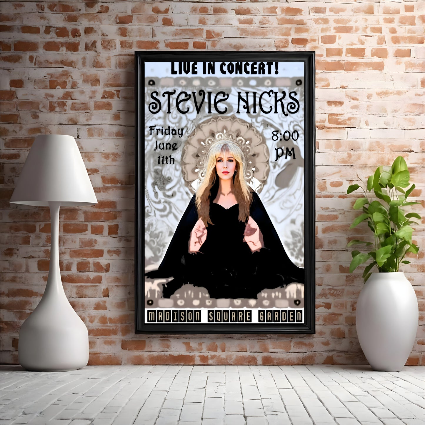 Stevie Nicks Madison Square Garden NYC Vintage Concert Poster