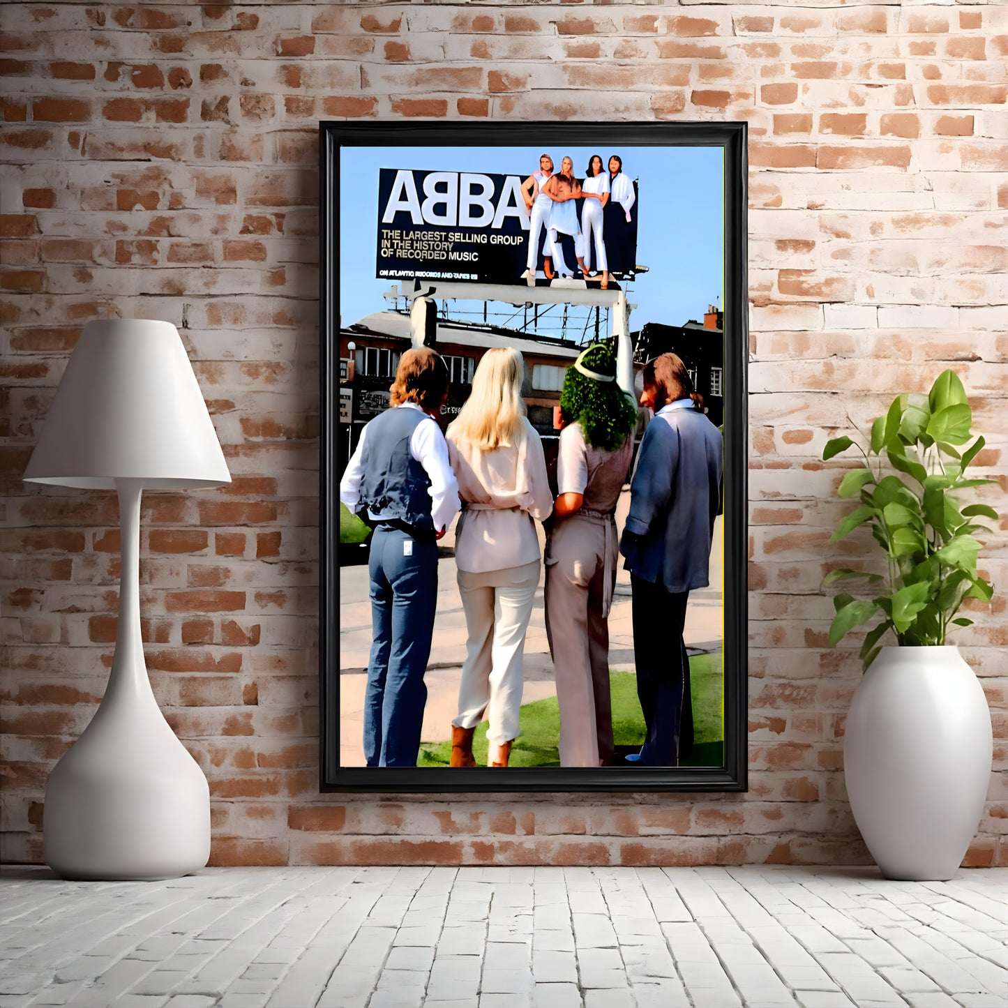 ABBA Billboard Legacy 1970s Vintage Photography Concert Poster