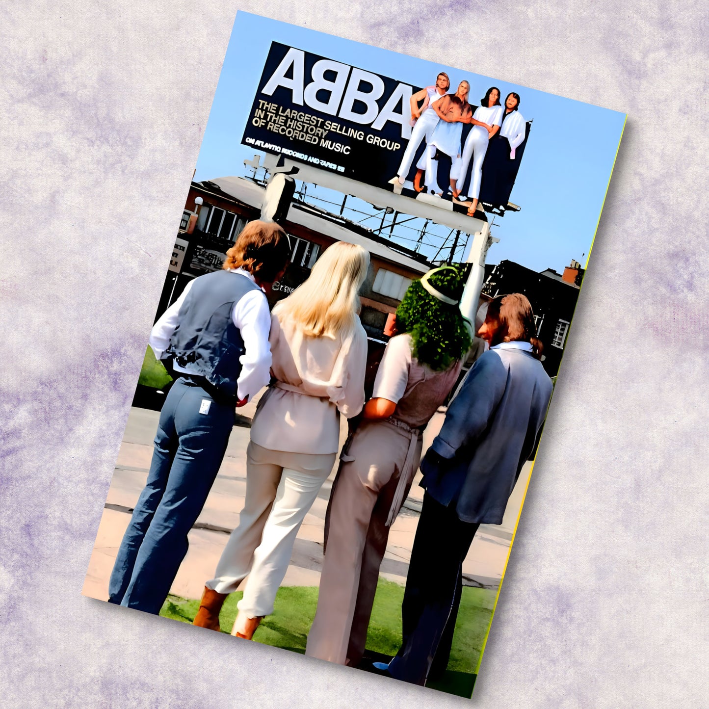 ABBA Billboard Legacy 1970s Vintage Photography Concert Poster
